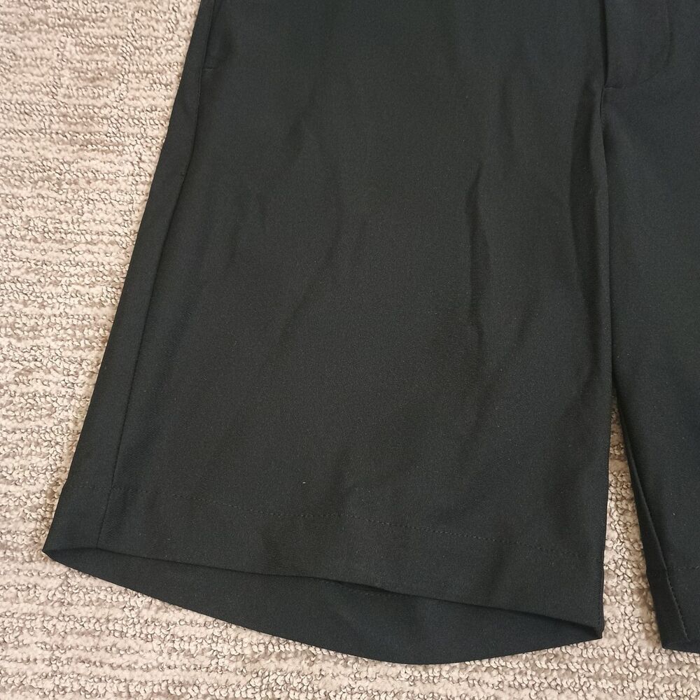 ROWM Shorts Mens 34 Solid Black Modern Minimalist Everyday Shorts Preppy - Picture 5 of 10